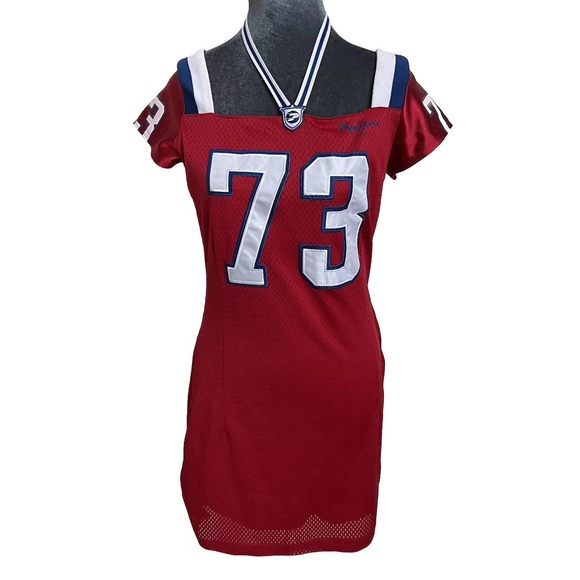 Vtg Pepe Jeans Y2K 30th Anniversary #73 Mesh Jersey Dress M Blokecore Football - Picture 1 of 16
